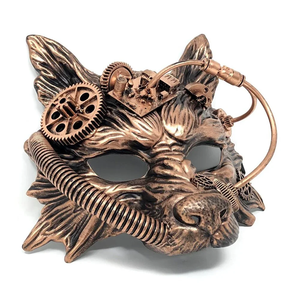 Wolf Steampunk Style Halloween Costume Mask Masquerade Party Ball Masks